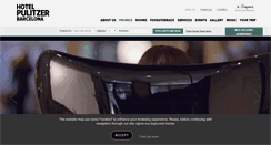 Desktop Screenshot of hotelpulitzer.es